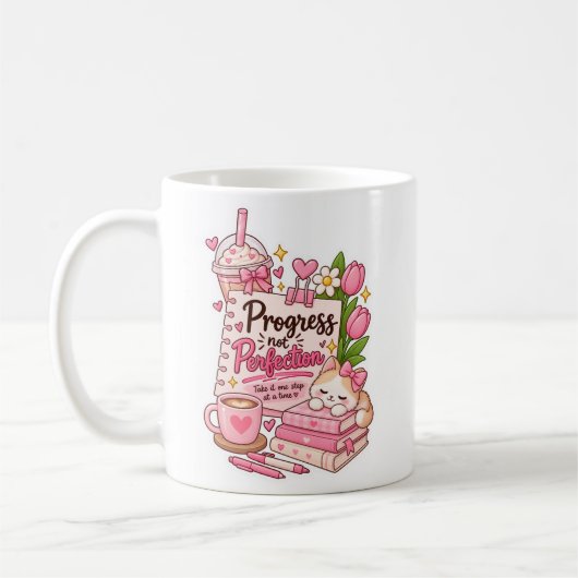 Süße Motivations-Kaffeetasse Kaffeetasse (Links)