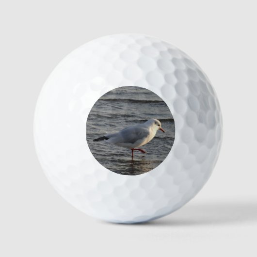 Süße Möwe Golfball (Vorderseite)