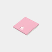 Süße müde Kuh Post-it Klebezettel (angewinkelt)
