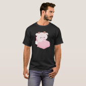 Süße müde Kuh T-Shirt (Vorne ganz)