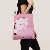 Süße müde Kuh Tasche (Von Nahem)