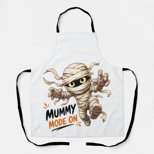 Süße Mumie Mode an Halloween Schürze (Vorderseite)