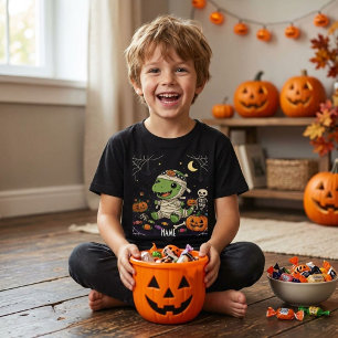 Süße Mumien-Dinosaurier-Kinder-Halloween-Personali T-Shirt