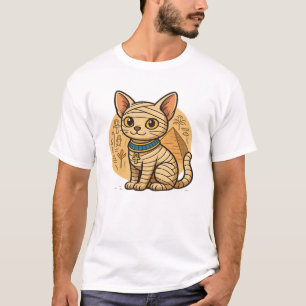 Süße Mumienkatze � Altes Ägypten Kunst Oversized T T-Shirt