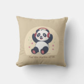 Süße Musik-Panda Kissen (Vorderseite)