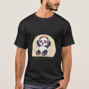 Süße Musik-Panda T-Shirt