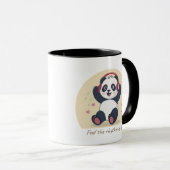 Süße Musik-Panda Tasse (VorderseiteRechts)