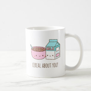 Süße Müsli und Milch, ernsthaft in dich verliebt P Kaffeetasse
