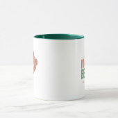 Süße Mutter-Bär-Pastell-Typografie-Kunst Tasse (Zentrum)