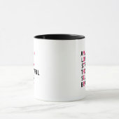 Süße Mutter Definitions-Wortkunst Tasse (Zentrum)