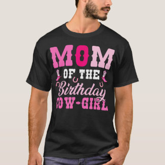 Süße Mutter der Geburtstags-Cowgirl Rodeo Cowgirl  T-Shirt