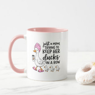 Süße Mutter-Enten-Wortkunst  Tasse