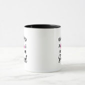 Süße Mutter Freund Wortkunst Tasse (Zentrum)