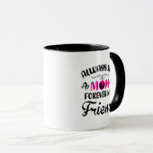Süße Mutter Freund Wortkunst  Tasse (VorderseiteRechts)