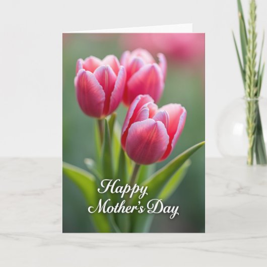 Süße Mutter Frühling Frühlingsblüten Karte (Vorderseite)