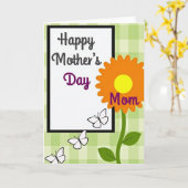 Süße Mutter Grafikdesign Karte (Gelbe Blume)