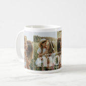 Süße Mutter-Overlay-Typografie 4 Foto Kaffeetasse (Vorderseite Links)
