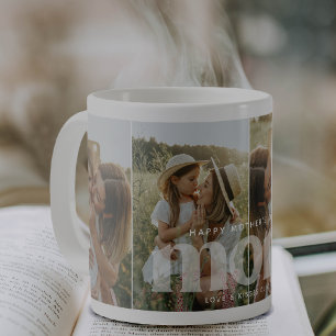 Süße Mutter-Overlay-Typografie 4 Foto Kaffeetasse