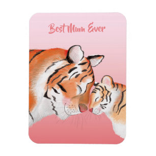 Süße Mutter-und Baby-Tiger-Magnet Magnet