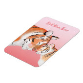 Süße Mutter-und Baby-Tiger-Magnet Magnet (Linke Seite)