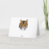 Süße Mutter-und Baby-Tiger-Raum-Gruß-Karte Karte (Rückseite)