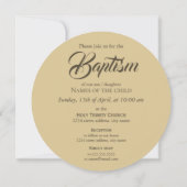 Süße Mutter und Kind CC0978 Taufe Einladung (Rückseite)