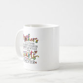 Süße Mutter Wortkunst Kaffeetasse (Vorderseite Links)
