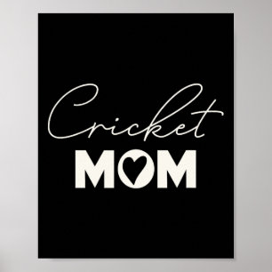 Süße Muttertags-Cricket-Mum  Poster
