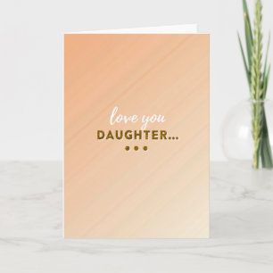 Süße Muttertags-Gold-Glitter-Karte Karte