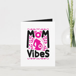 Süße Mutti-Vibes Wortkunst  Karte