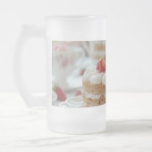 Süße Nachmittags-Tea-Time Mattglas Bierglas (Links)