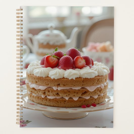 Süße Nachmittags-Tea-Time Planer (Vorderseite)