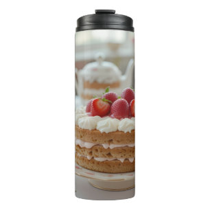 Süße Nachmittags-Tea-Time Thermosbecher