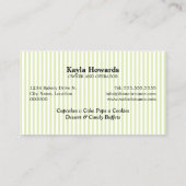 Süße Nachtische Visitenkarte (Rückseite)