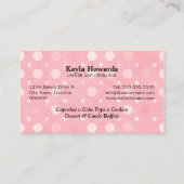 Süße Nachtische Visitenkarte (Rückseite)