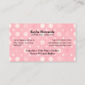 Süße Nachtische Visitenkarte (Rückseite)