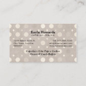 Süße Nachtische Visitenkarte (Rückseite)