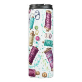 Süße Näh-Tumbler Thermosbecher (Rückseite)