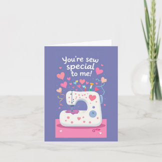 Süße Nähmaschine Valentinstag