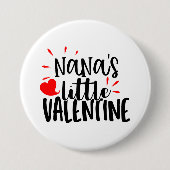 Süße Nana's kleiner Valentinstag Button (Vorderseite)