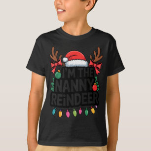 Süße Nanny-Rentiere Weihnachten Familie passende H T-Shirt