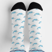 Süße Narwal-Wal-Socken Socken (Oben)