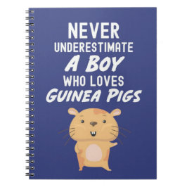 Süße Navyblaue Meerschweinchen-Geschenke für Babyj Notizblock