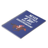 Süße Navyblaue Reitgeschenke für Baby Jungen Kinde Notizblock (Linke Seite)