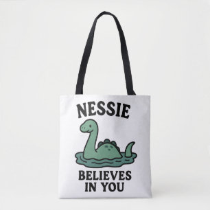 Süße Nessie Loch-Ness-Monster-Glaube-an-dich Tasche