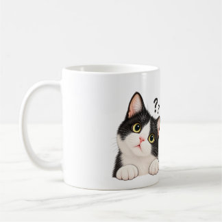 Süße neugierige Smokingkatze Tasse – Boki Day