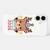 süße Neujahrs-iPhone-Hülle 2026 Case-Mate iPhone Hülle (Rückseite (Horizontal))