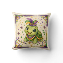 Süße New Orleans Mardi Gras Schildkröte Wurf Kisse
