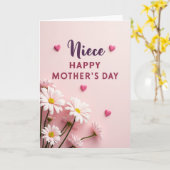 Süße Nichte Muttertagskarte Karte (Gelbe Blume)