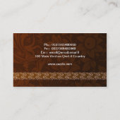 süße niedliche Geschäftskarte des Kirschkleinen Visitenkarte (Rückseite)